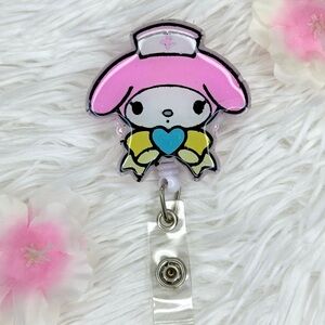 Sanrio My Melody Badge Reel | Nurse Badge Reel